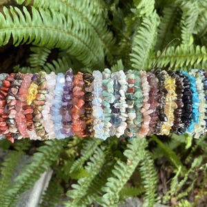 Pulsera de cristal natural, joyería de cuentas hecha a mano, accesorio de muñeca bohemio de moda, regalo para ella