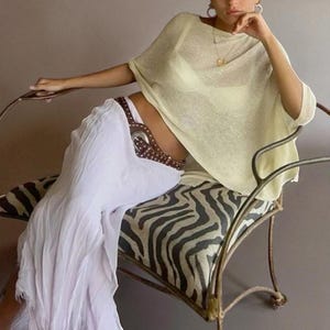 Sheer Poncho for Women – Multi-Way Beach Cover Up or Lightweight Boho Wrap