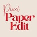 Pixel Paper Edit