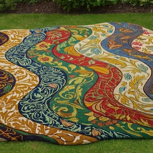 Hand Tufted Rug Modern Irregular Wool Area Rugs For Livingroom Bedroom Kitchen Nursery Entryway Office 5X8 6X9 8X10 9X12 10X14 Custom Rug
