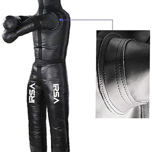 MMA BJJ Grappling Dummy for Training – Wrestling Throwing Dummy Bag – Unfilled – For Kids & Adults – Jiu-Jitsu Practice Partner