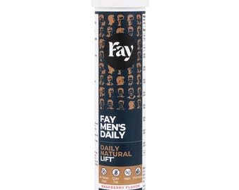 Fay Men's Daily: Natural Effervescent Wellness Drink with Shilajit and Ashwagandha