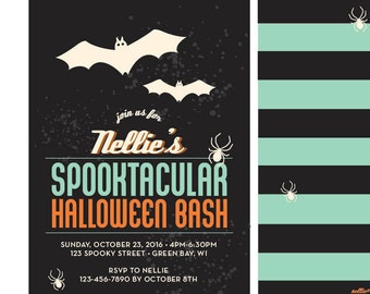 Instant Download - Editable - HALLOWEEN PARTY INVITE - 5x7