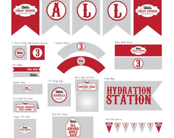 Vintage Train Party - Printable Decor