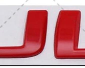 Adesivo 3D in metallo per bagagliaio posteriore dell'auto, con logo, etichetta, emblema distintivo, decalcomanie, per Alfa Romeo GIULIA ROSSA