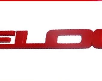 Adesivi decorativi per parafango anteriore auto con scritta VELOCE TI per Alfa Romeo Giulia ROSSO