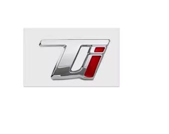 Adesivo con logo e lettera per auto in ABS 3D, emblema per bagagliaio posteriore, accessori per auto per Alfa Romeo argento TI