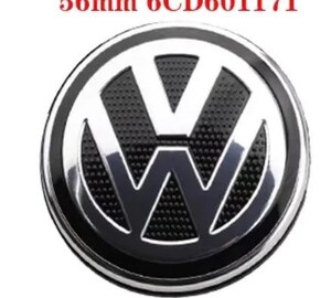 Cache-moyeux 65mm Pour VW Volkswagen - 4 Pièces Aluminium+ABS - Installation Facile Sans Outil