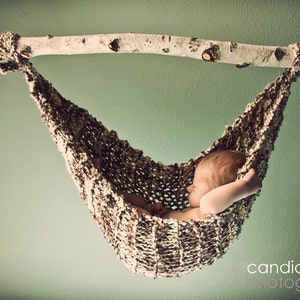 Birch Baby Hammock Newborn Photo Prop -- Ready to Ship! -- Over 500 hammocks sold -- Original Designer