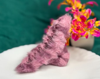 Fluffig, pälsklädd hårklämma | Mjukt och plyschigt grepp | Mysig vinterhåraccessoar för kvinnor