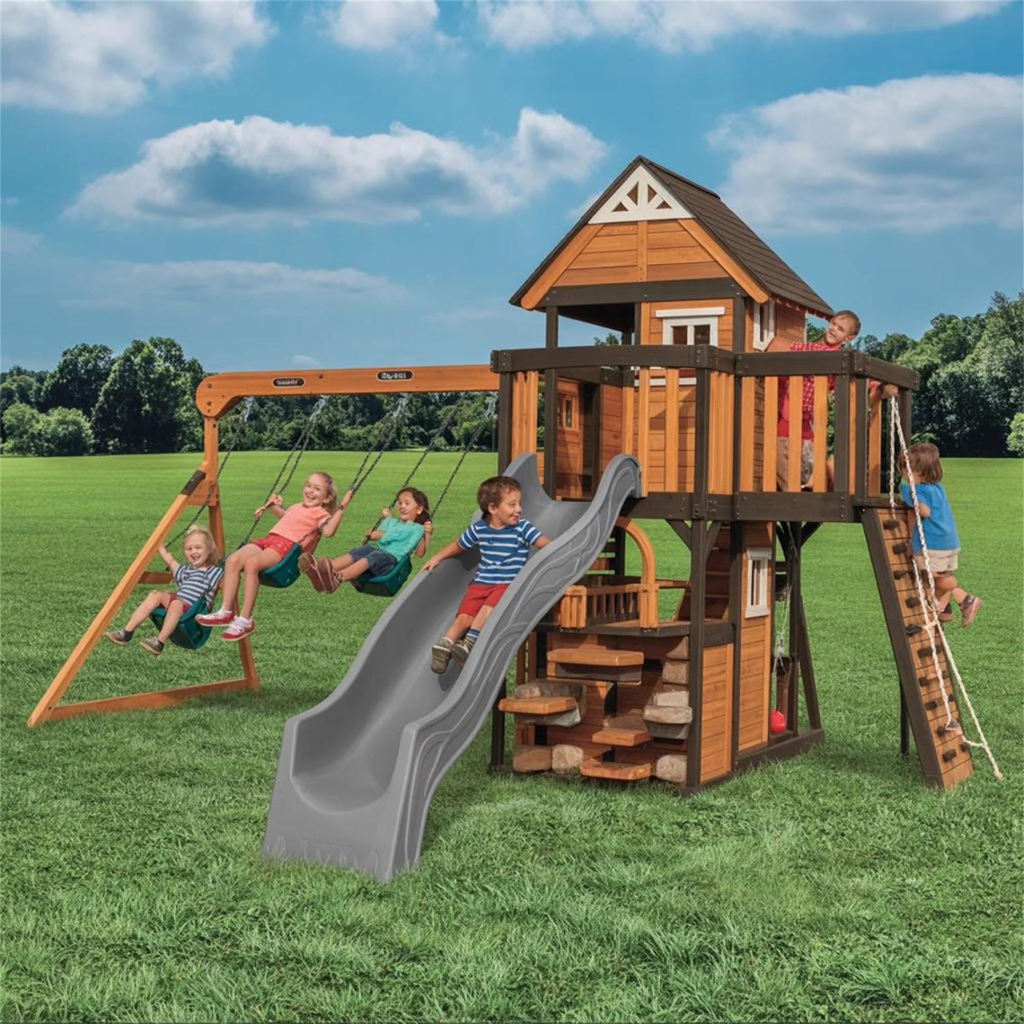 Kids Outdoor Playhouse Canada - Main Image