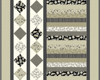 Away We Go Quilt Pattern: Easy Lap or Baby Quilt (45" x 60")