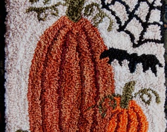 Saisonale Auswahl Herbst Punch Needle Stickmuster PDF – Erdbeeren, Feuerwerk & Strand – Volkskunst-Stickmuster