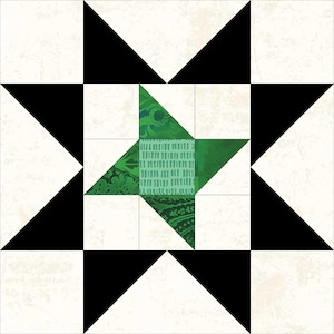 Block #13 - The Constellation Quilt Block of the Month Pattern, lap quilt, BOM, quilt pattern