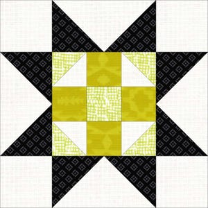 Block #3 - The Constellation Quilt Block of the Month Pattern, lap quilt, BOM, quilt pattern