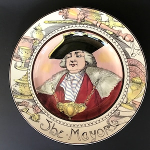 Vintage Royal Doulton Plate The Mayor, the Professionals Seriesware