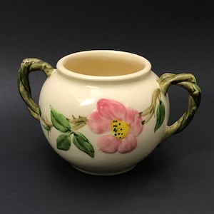 Vintage Franciscan Desert Rose Sugar Bowl, No Lid
