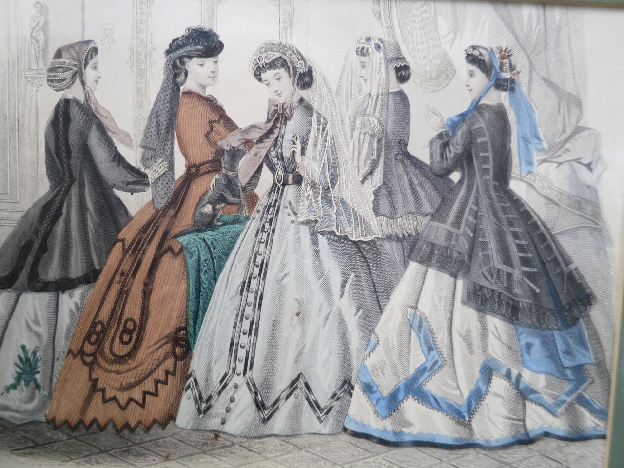 本 80 Godey's Full-Color Fashion Plates