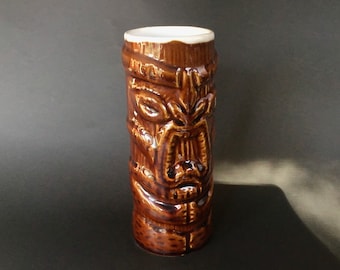 Vintage Tiki Mug Uncle Billy’s Fish and Steak Restaurant Hilo, Hawaii Made by Daga