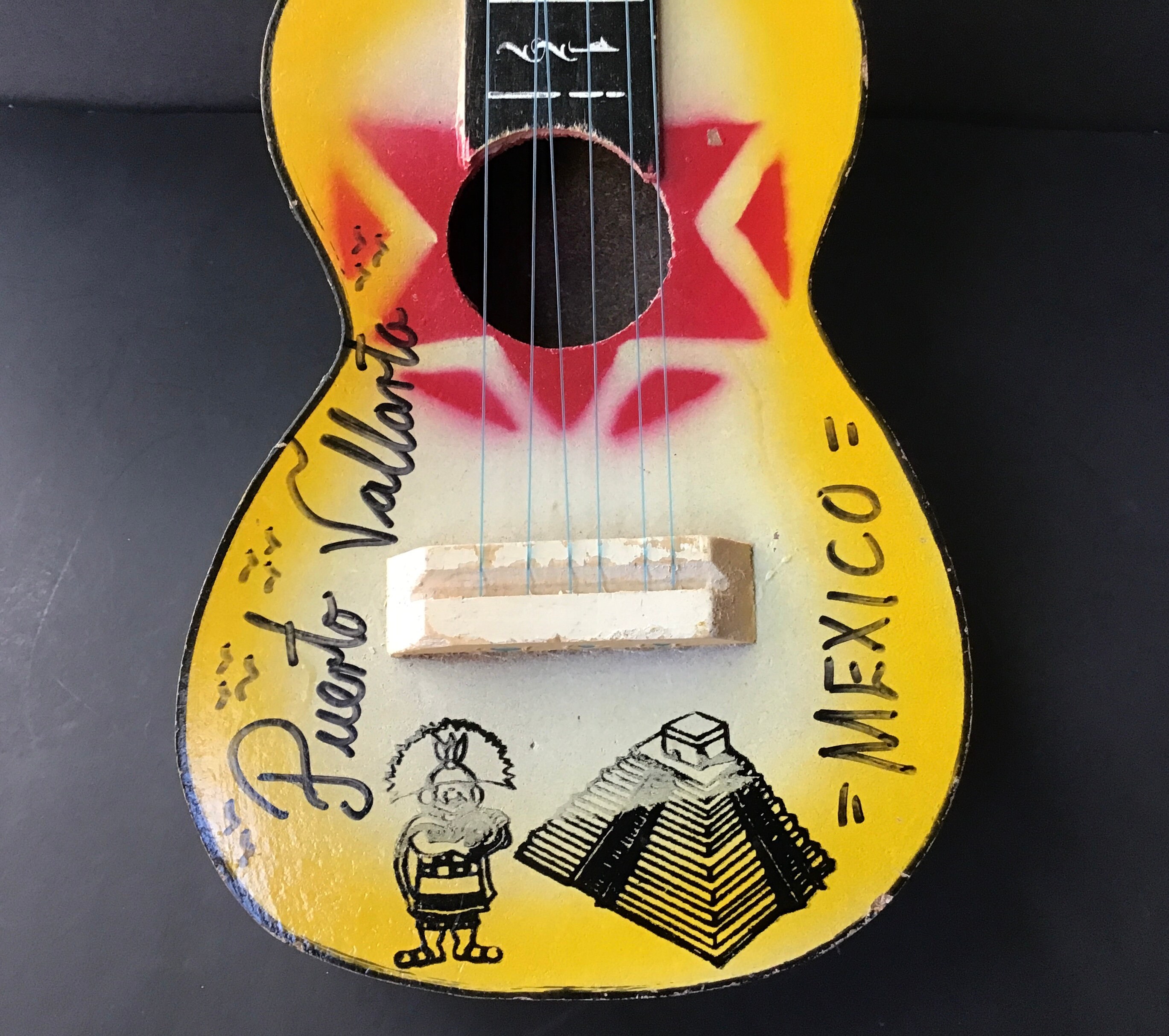 Décoration en étain Guitare - Boutique mexicaine en ligne - Casa Frida