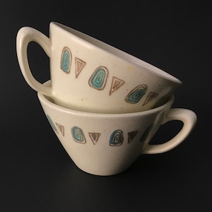Vintage Metlox Poppytrail Navajo Cups Pair