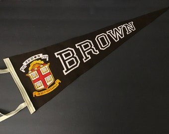 Vintage Brown University Pennant