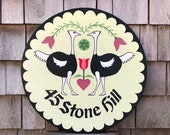 Pennsylvania Dutch Two Ostrich Welcome Hex Sign