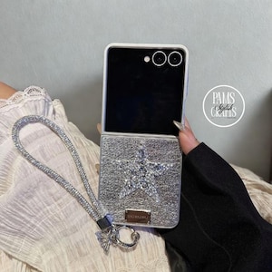 Star Glitter Samsung Z Flip Case: Luxury Bling Protective Cover