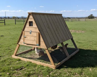 Plan de construction bricolage moderne du poulailler - Plan de construction numérique pour le travail du bois (téléchargement PDF)