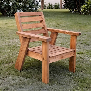 DIY Outdoor Stuhl Bauplan: Moderne Terrassenmöbel (PDF Download)