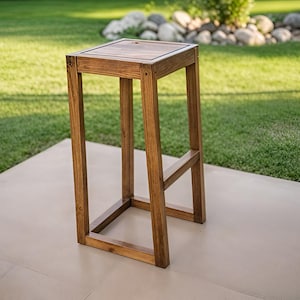 Descargar PDF, Plano de construcción de taburete de bar, Taburete de madera, Plano de muebles, Taburete de bar fácil para principiantes, Taburete de altura, Descargar PDF