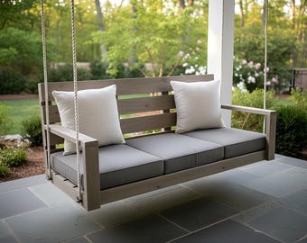 Plan de construction bricolage du lit balançoire extérieur : menuiserie PDF | Téléchargement numérique instantané