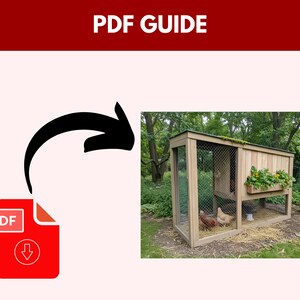 DIY Outdoor Wooden Chicken Coop Build Plan: Small Backyard Hens House ...