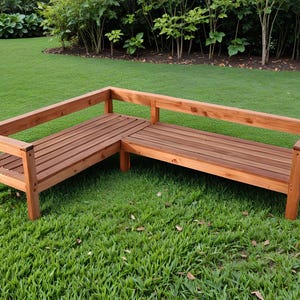 DIY Outdoor Sectional Sofa Plan: Modern Patio Furniture (PDF FILE)