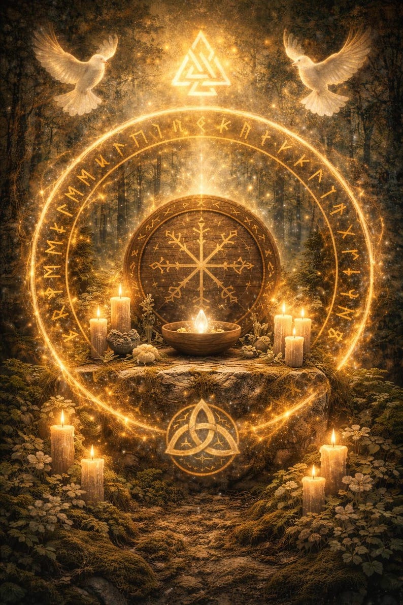 Family Protection Symbol – Life & Death Rune – Norse Runes – Spiritual ...