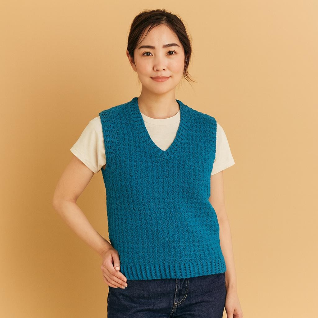34 Sweater Vest Crochet Patterns for Easy Layering and Handmade Wardrobes 19 Easy Crochet V-Neck Sweater Vest Beginner-Friendly