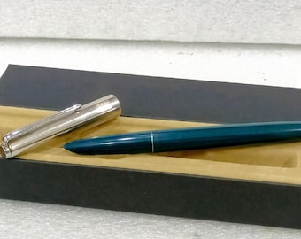 ヴィンテージ KIN SIN 615 グリーン万年筆：イリジウムチップペン先 – VP629