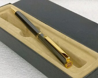 新品未使用 ジバンシィ グレー ボールペン ゴールドトリム ほぼ新品同様 - VP658