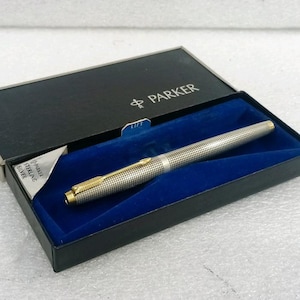Parker 75 Sterling Silver Pen - Etsy