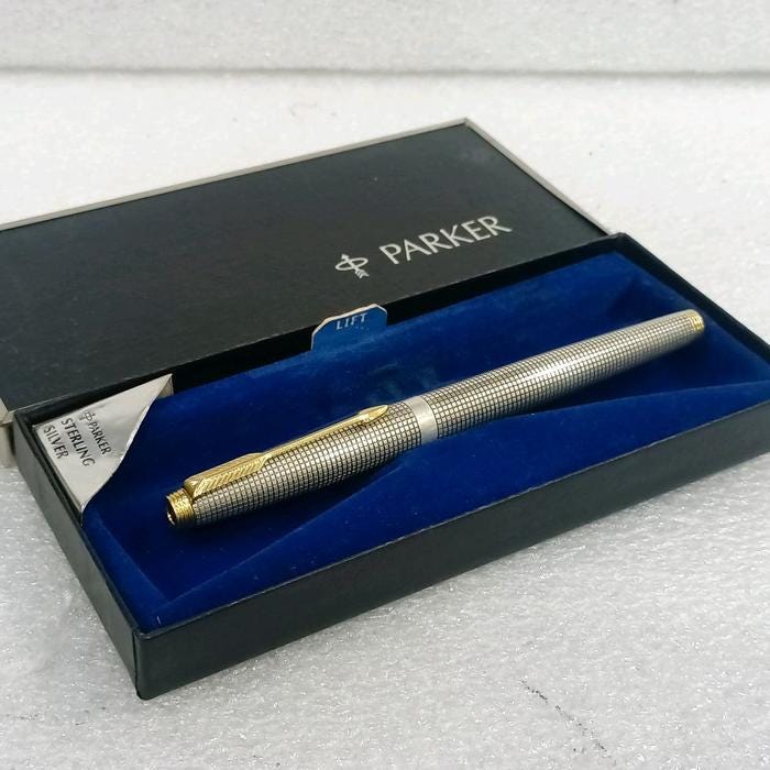 Parker 75 Sterling Silver Pen - Etsy