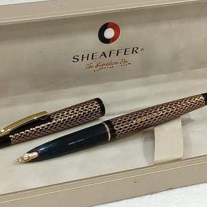 Vintage Lady Sheaffer 904 Fountain Pen 14K Gold 585 Nib Original Box VP086
