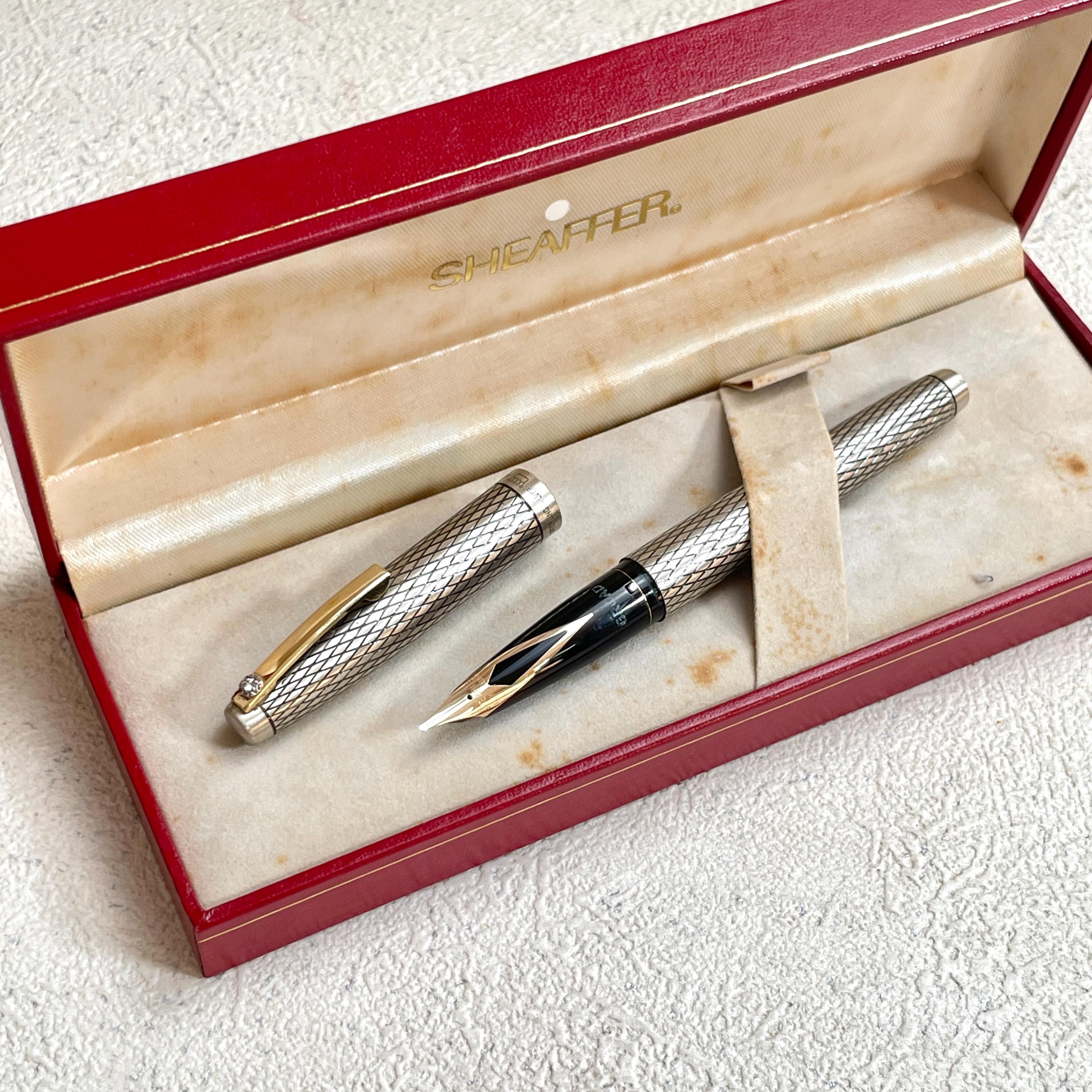 Sheaffer Sterling Silver Fountain Pen - Etsy