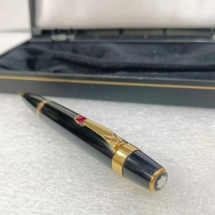 ヴィンテージ モンブラン ボエム ルージュ ボールペン ゴールドトリム