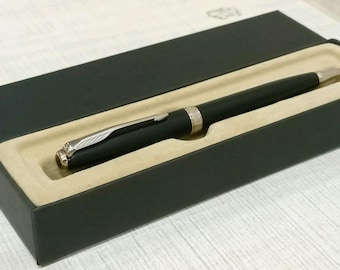 Parker Sonnet France Code IIIQ Matte Black & Chrome Slim Ballpoint