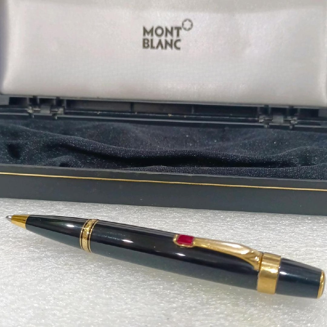ヴィンテージ モンブラン ボエム ルージュ ボールペン ゴールドトリム