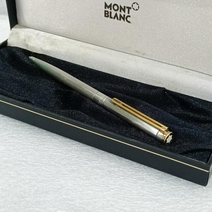 MONTBLANKステンレス シルバー キャップ式 万年筆 Montblanc silver pen - Etsy 日本