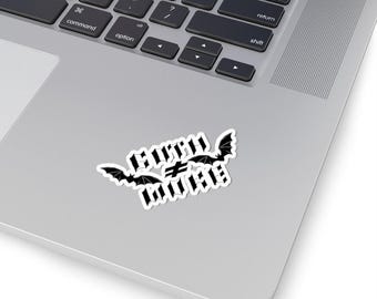 Goth Not Woke Stickers – Edgy Laptop Decals, Bold Alternative Style