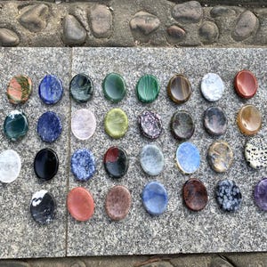 Polished Natural Crystal Worry Stone, Smooth Handheld Gem, Pocket Collectible, Unique Crystal Keepsake, Gift for Crystal Lovers