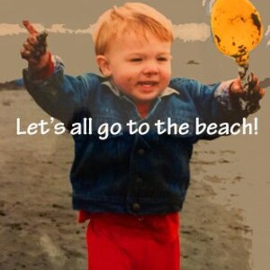Grußkarte Let es All Go to the Beach!