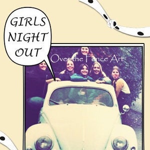 Beste vrienden wenskaart, Bachelorette Card, Cadeau voor meisje, Girls Night Out, blanco kaart binnen voor uw persoonlijke notitie